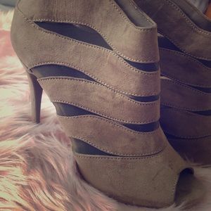 Nine West open toe booties